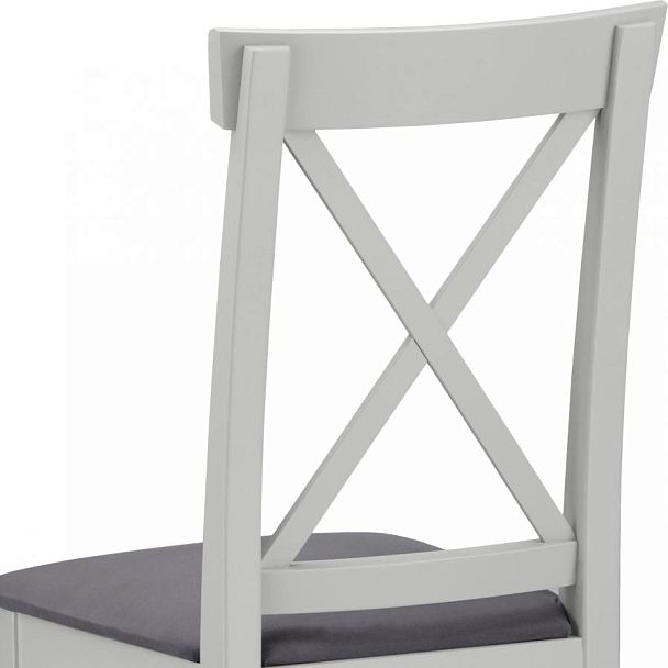 Стул деревянный с мягким сиденьем Бергольф Серый/Серый велюр - Вид 9