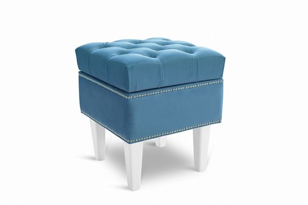 Пуф «Париж» 400 голубой - Вид 1