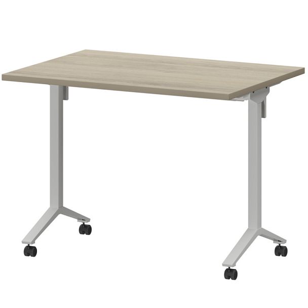 Стол мобильный складной МБ25-100.70 Кронберг/Белый 1000x700x750 Моби - Вид 1