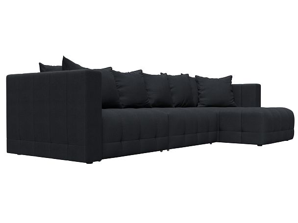 Диван угловой Лига-052 НПБ Лонг угол универсальный Замша серый - Вид 3