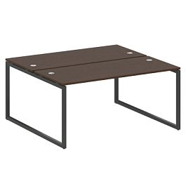 Metal System Quattro Р. ст. на О-образном м/к 40БО.РАС-СП-2.4 Венге/Антрацит металл 1600*1475*750 - Фото предпросмотра