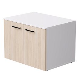 Тумба для оргтехники Everprof EVO 800х604x588 Белый/Дуб Соната - Фото предпросмотра