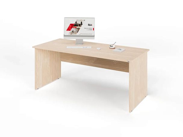 UNITY PС8-18 ДУБ СОНОМА Офисный стол прямоугольный Прямой 1800х800х750 - Вид 2