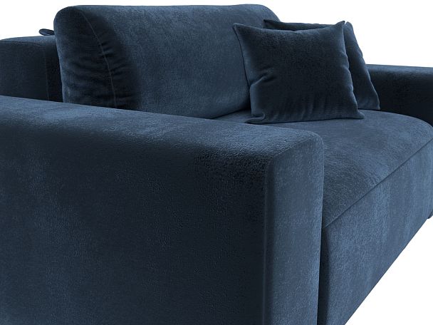 Кресло Лига-036 НПБ Велюр синий - Вид 4