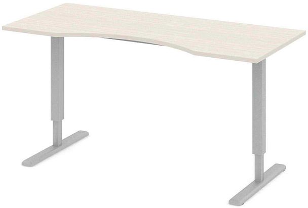 Стол офисный рабочий "Трансформер"  ПК-ТРС-СТЭ180Х80/ЭР-В1-30 дуб альпийский - Вид 1