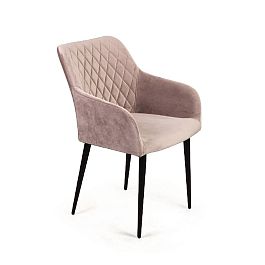 Стул с подлокотниками Robert, бархат бежевый 5 - Фото предпросмотра