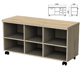 Тумба-креденция (каркас БЕЗ ФАСАДОВ) "Приоритет" (1200х446х600 мм), кронберг, К-924, К-924 кронберг - Фото предпросмотра