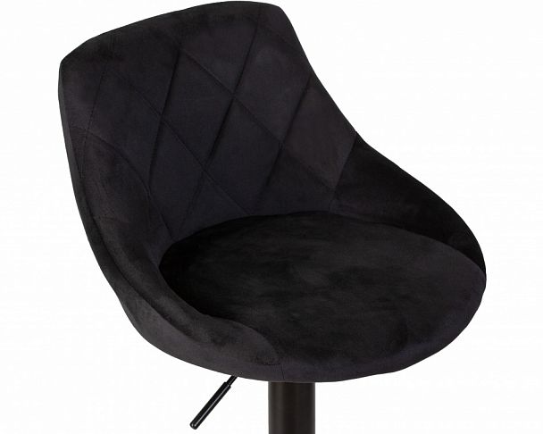 Стул барный DOBRIN LOGAN BLACK (черный велюр (MJ9-101)) - Вид 8