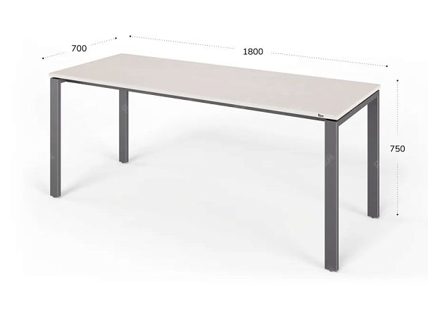 ЛАЙТ / LIGHT RLG014-18x7 Прямоугольный стол 180x70x75 Дуб Молочный - Вид 2