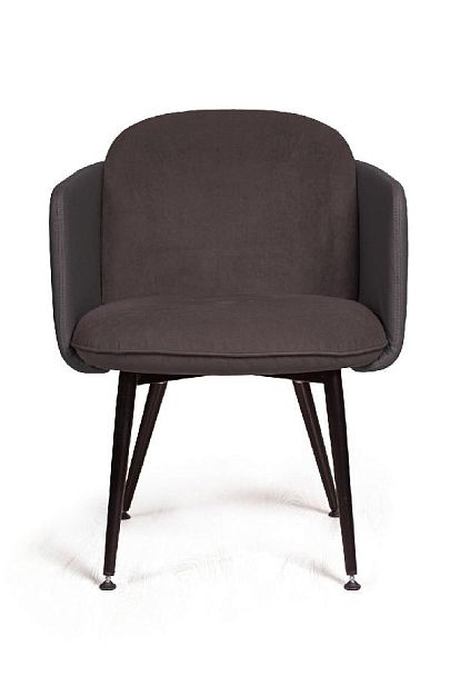 Стул с подлокотниками Phoenix (Феникс), ткань комбинированная с иск кожей, черный - Вид 2