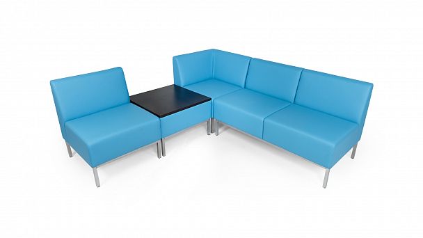 Секция угловая Construct 62x62x77 чёрный - Вид 12