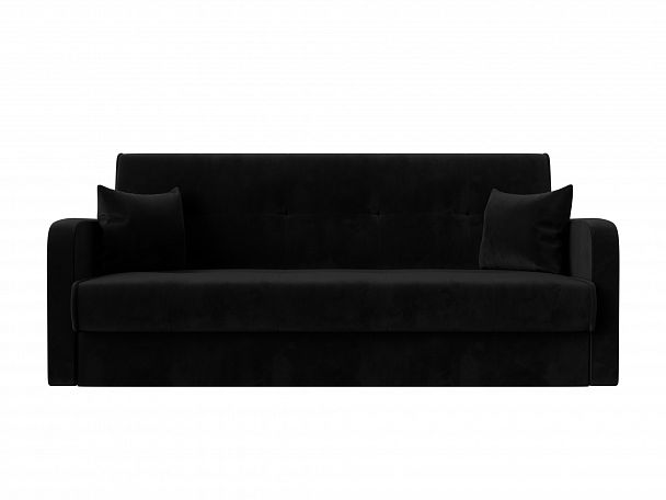 Диван книжка Надежда (полностью велюр черный) - Вид 2