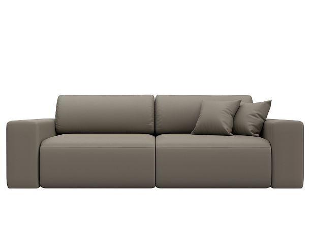 Диван прямой Лига-036 НПБ Классик Экокожа бежевый - Вид 2