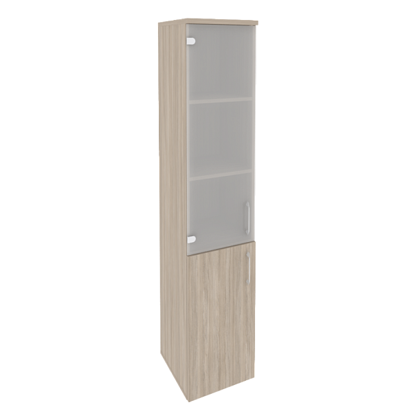 Onix Шкаф высокий узкий левый O.SU-1.2 (L) Дуб аттик 400*420*1977 - Вид 1