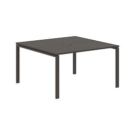 Стол 2-х местный EUWST 1313 Мокко/Мокко 1360х1346х750 EDIS - Фото предпросмотра