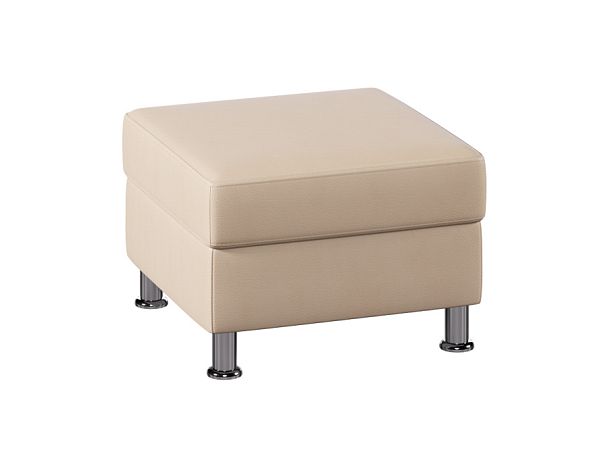 Пуф Everprof Monro одноместный Экокожа Бежевый - Вид 1