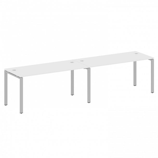 Рабочая станция "Metal System" БП.СМ-2.4 белый/серый - Вид 1