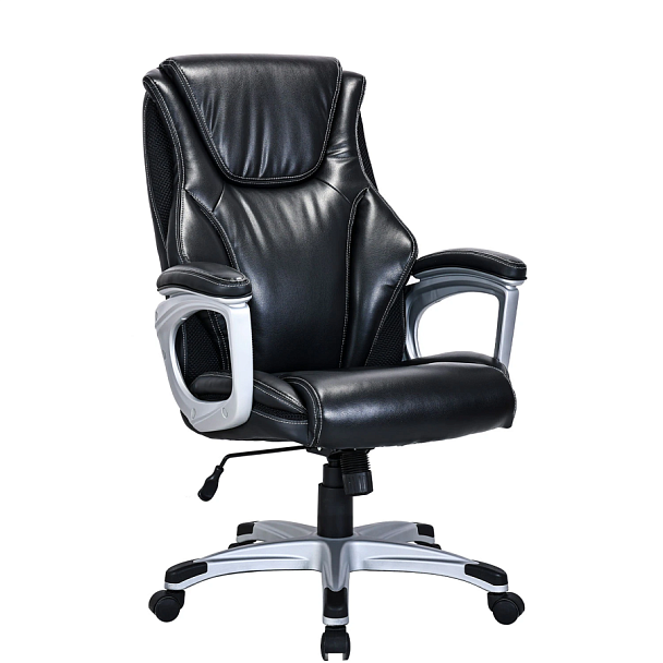 Кресло BRABIX PREMIUM "Credo EX-587", рециклированная кожа, черное, 532977 - Вид 2