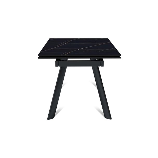 Стол раскладной Stone (140+40+40), керамика матовая Black Gold - Вид 3