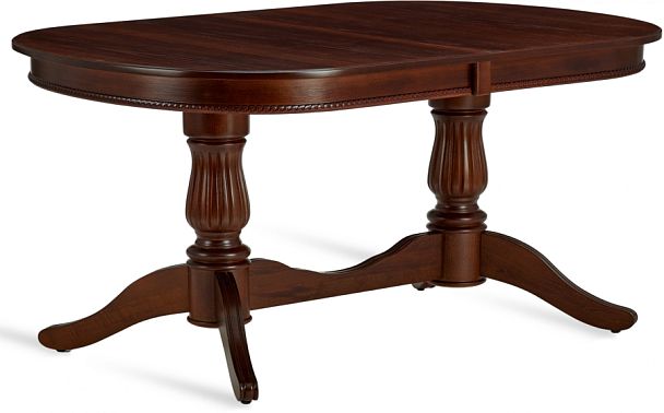 Стол деревянный раздвижной Кайнс 160(200,240)х100х76 Античный орех - Вид 1