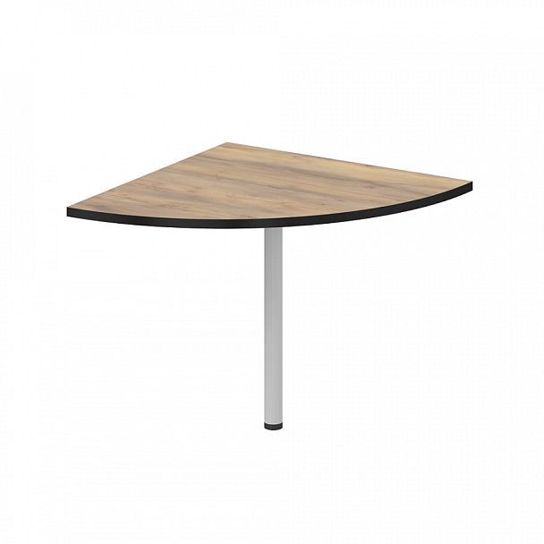 Брифинг приставка, столешница 18 мм "Логистика"  ПК-ЛОГ-ПР80Х80-В1-1078 таксония медовая+черный - Вид 1