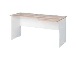 TANDEM RTD014-160R-MA Стол эргономичный правый 1600х900х750 Дуб Маувелла/Белый - Фото предпросмотра