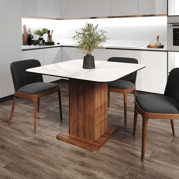 Стол Denver 110, квадрат матовый - Вид 5