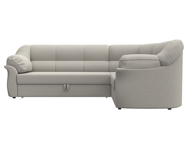 Диван угловой Карнелла правый угол Рогожка бежевый - Вид 2