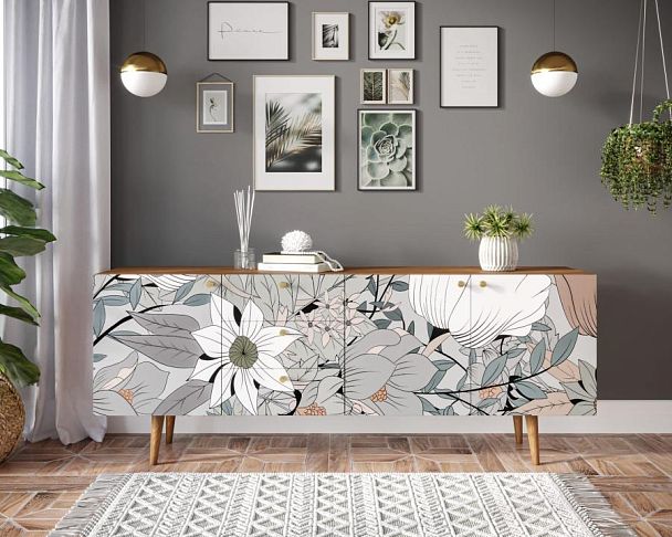 Комод Berber удлиненный принт 50 арт BB11/Print_50 - Вид 4