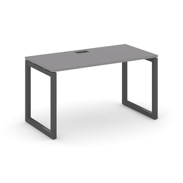 Стайл Проджект Стол письменный SN-5O.SP-004 Серый Пепел/Металл Антрацит 1580*600*750 - Вид 1
