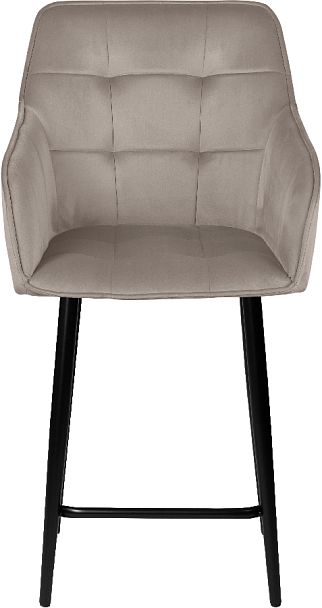 Комплект полубарных поворотных кресел Мони К, Confetti smoke/черный, 4 шт. - Вид 3