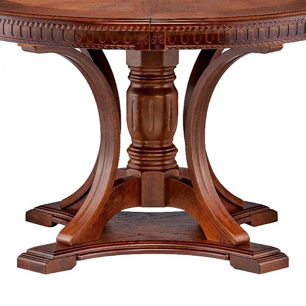 Стол деревянный раскладной Лорден D120 Миланский орех - Вид 10