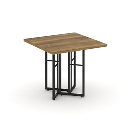 Rift Direct Стол журнальный RF.SJ-001 Сандал Янтарный/Металл Черный 680*680*580 - Фото предпросмотра