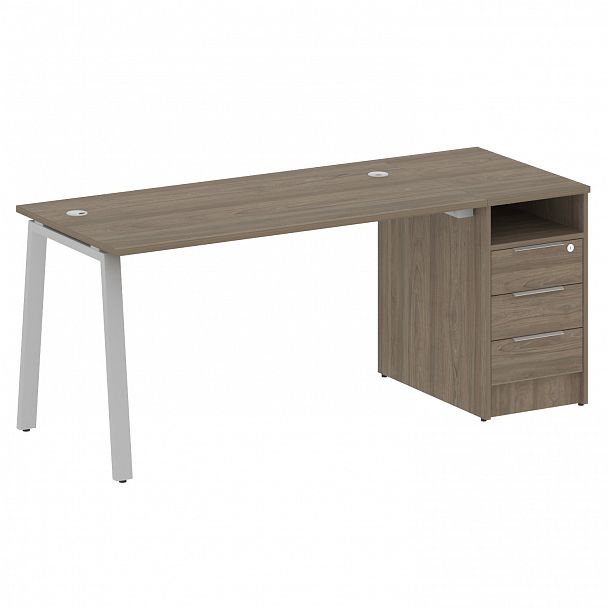 Рабочая станция "Metal System" БА.РС-СТП -1.3 вяз/серый - Вид 1