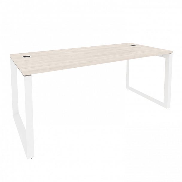 Стол руководителя "Onix direct" O.MO-SRR-5.8 денвер светлый/белый - Вид 1