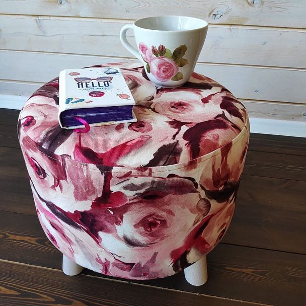 Пуф круглый цветной - Вид 6