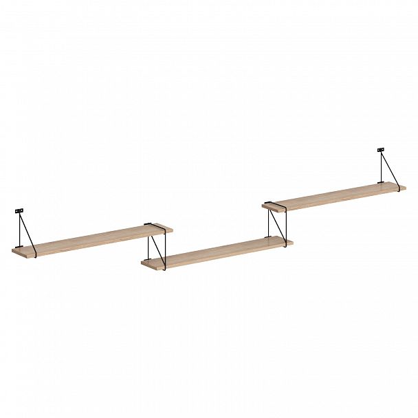 Полка "Coffee" SH3-ROD/BAR дуб сонома светлый - Вид 1