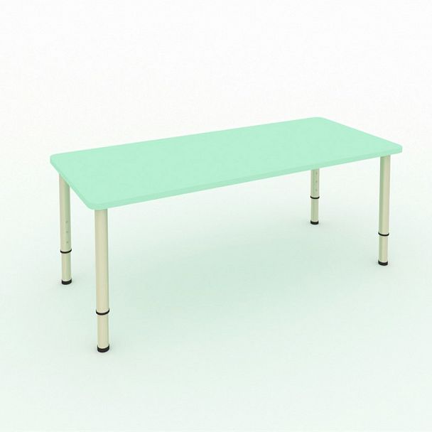 Детский стол 2-х местный (1100х550), голубой, гр.0-3 - Вид 1