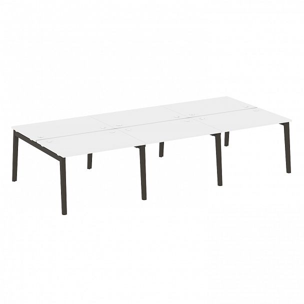 Рабочая станция "Onix wood" OW.D.RS-6.2.8 белый/дуб темный - Вид 1