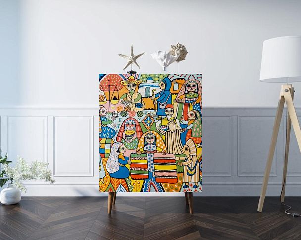 Комод Berber большой принт 1 арт BB12/Print_01 - Вид 3