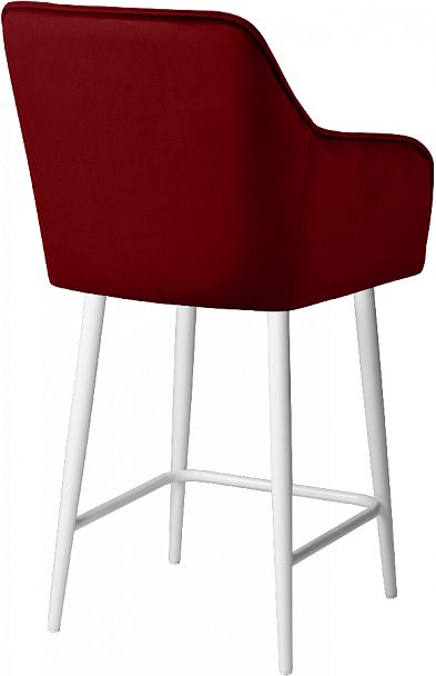 Комплект полубарных поворотных кресел Мони К, Confetti bordo/белый, 3 шт. - Вид 5