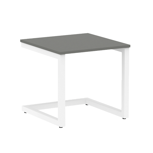 Home Office Стол журнальный VR.SP-2-58.G Металлик/Белый металл 580*600*550 - Вид 1