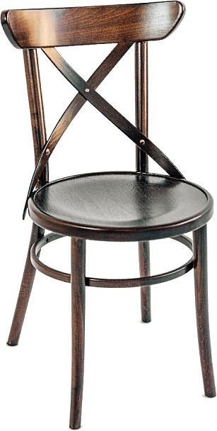 Комплект венских деревянных стульев Виен темный орех, 2 шт. - Вид 4