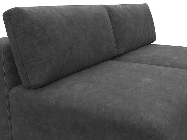 Диван угловой модульный Лига-060 НПБ угол универсальный Велюр серый - Вид 4