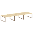 /catalog/kategorii/stoly/rabochie-stantsii-i-bench-sistemy/metal-system-quattro-r-st-na-6-rab-mesta-na-o-obraznom-m-k-50bo-sm-6-4-akatsiya-mokko-metall-4800-14/ - фотография