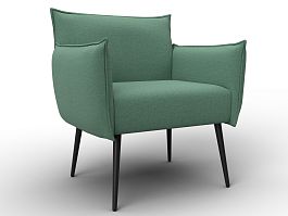 Кресло Лига-083 Рогожка зеленый - Фото предпросмотра