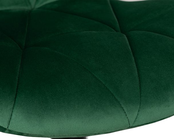Стул барный DOBRIN BARNY BLACK (зеленый велюр (MJ9-88)) - Вид 7