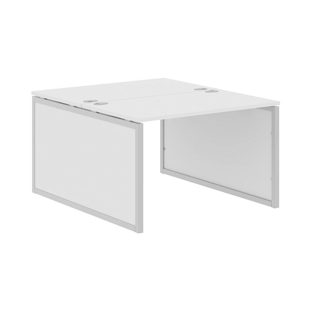 Стол 2-х местный XQPWST 1214 Белый/Алюминий 1200х1406х750 XTEN-QP - Вид 1