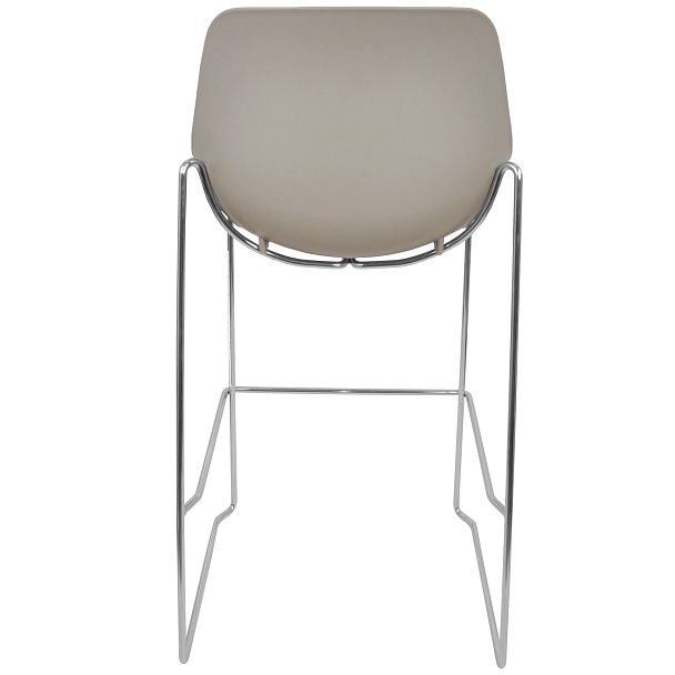 Стул Q5 (пруток, барный), серый - Вид 3