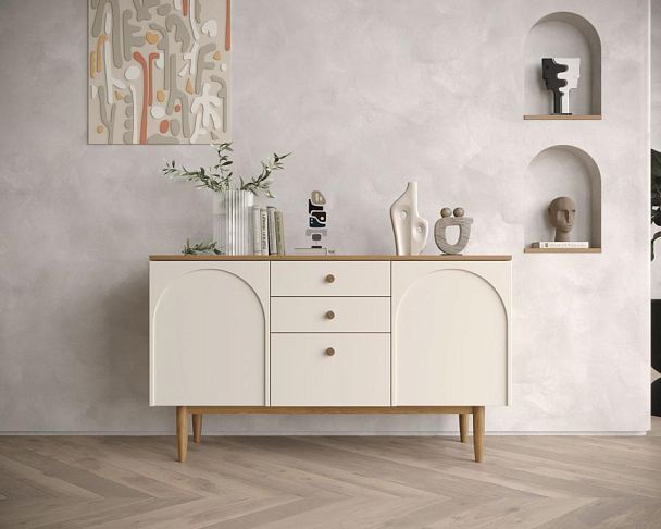 Комод с двумя дверками и ящиками Arka AR04 - Вид 4